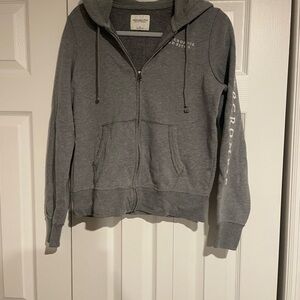 Abercrombie & fitch zip-up hoody size sm